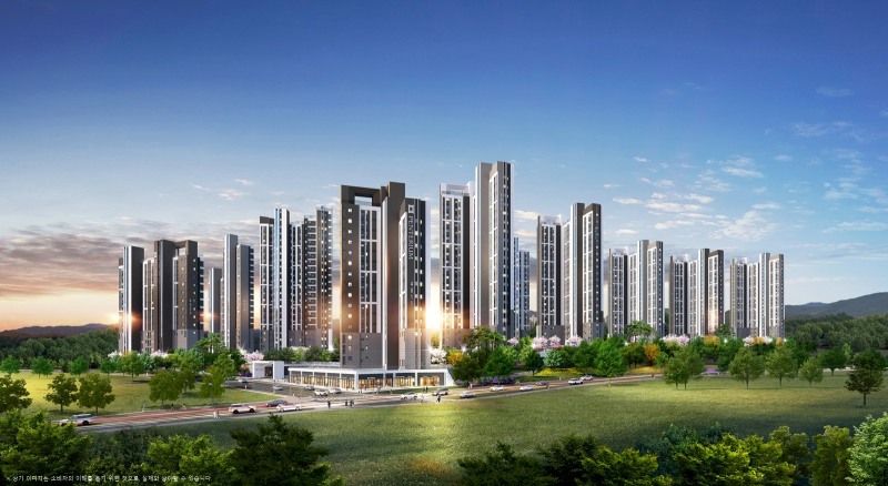 동탄신도시 금강펜테리움 7차 센트럴파크 투시도.(사진=금강주택)