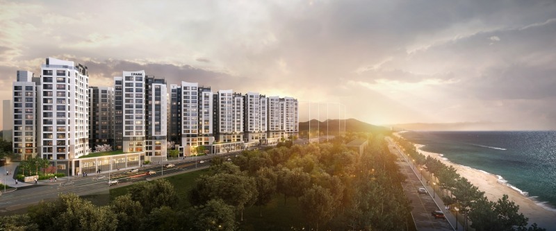 강릉 오션시티 아이파크 투시도.(사진=HDC현대산업개발)