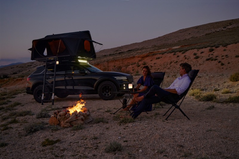 캠핑 기어 블랙 에디션.(사진=제네시스)