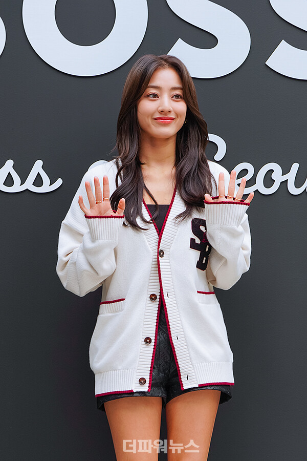 트와이스지효,포토월행사