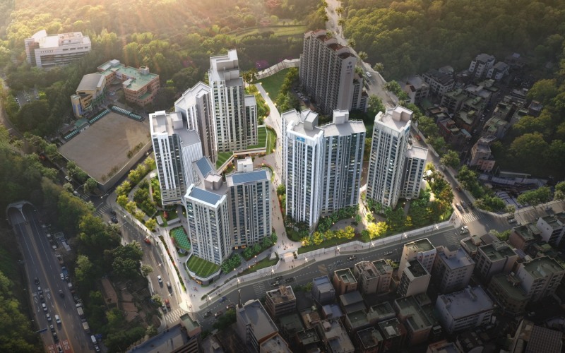 안양자이 더 포레스트 조감도.(사진=GS건설)