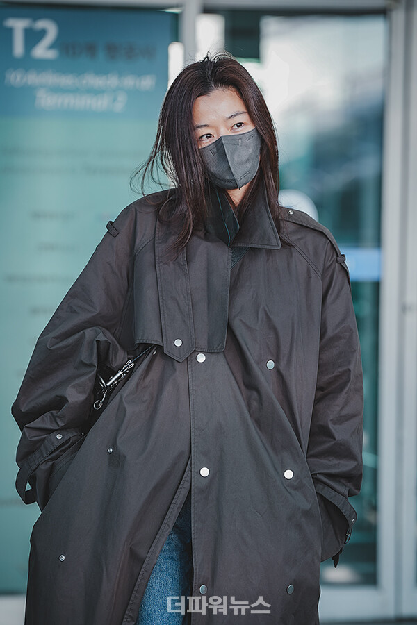 전지현,인천국제공항출국