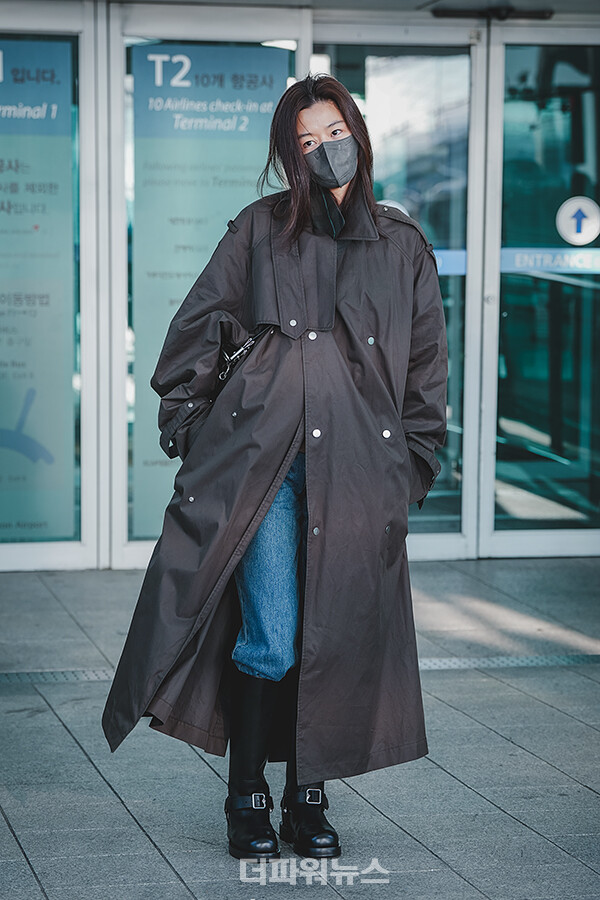 전지현,인천국제공항출국