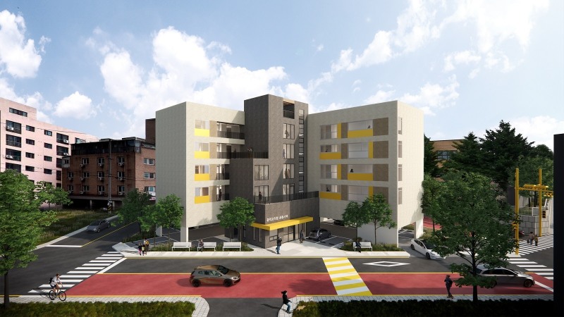 안성교직원 공동사택 조감도