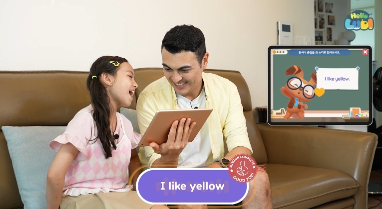 헬로루디, '영국 아빠' 피터 빈트와 콜라보 영상 공개