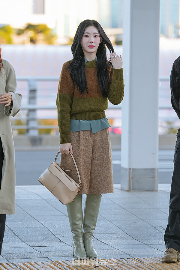 있지채령,인천국제공항출국