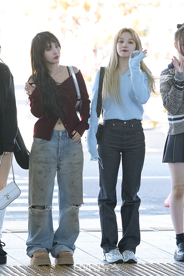 여자아이들소연-우기,인천국제공항출국