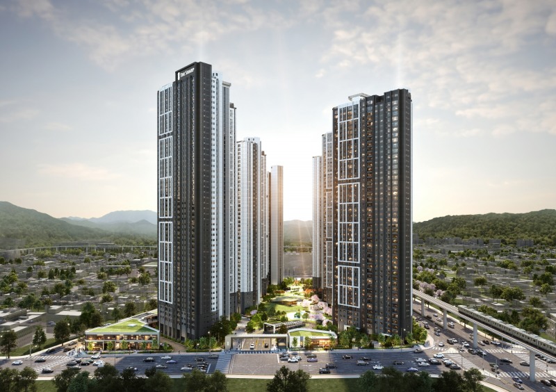 ‘더샵 의정부역 링크시티’투시도.(사진=포스코이앤씨)