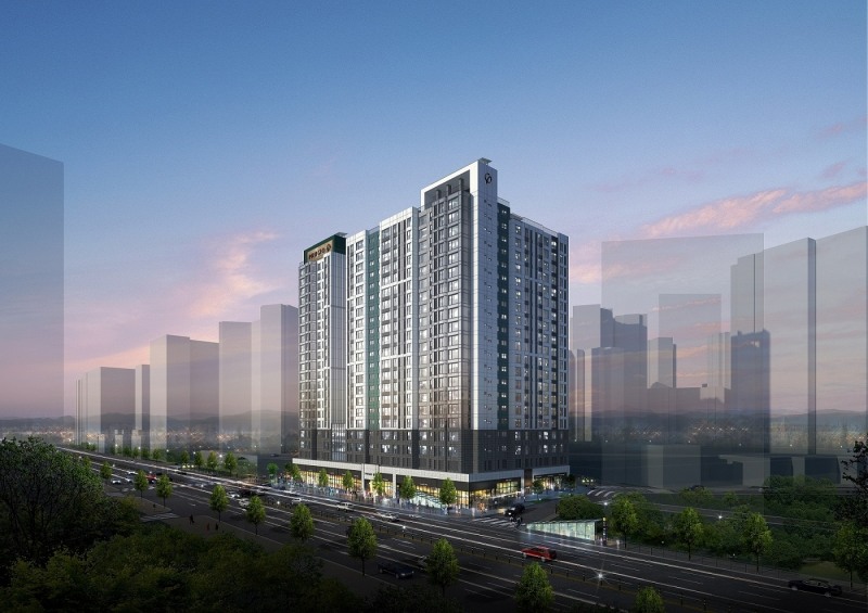 마포푸르지오어반피스 투시도.(사진=대우건설)