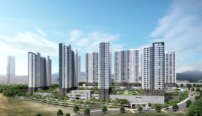 문현 푸르지오 트레시엘 투시도.(사진=대우건설)