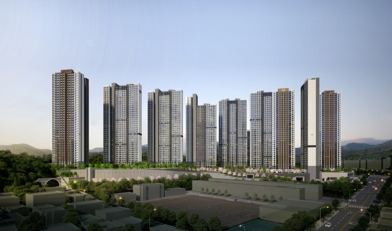 구미 그랑포레 데시앙 1BL 투시도