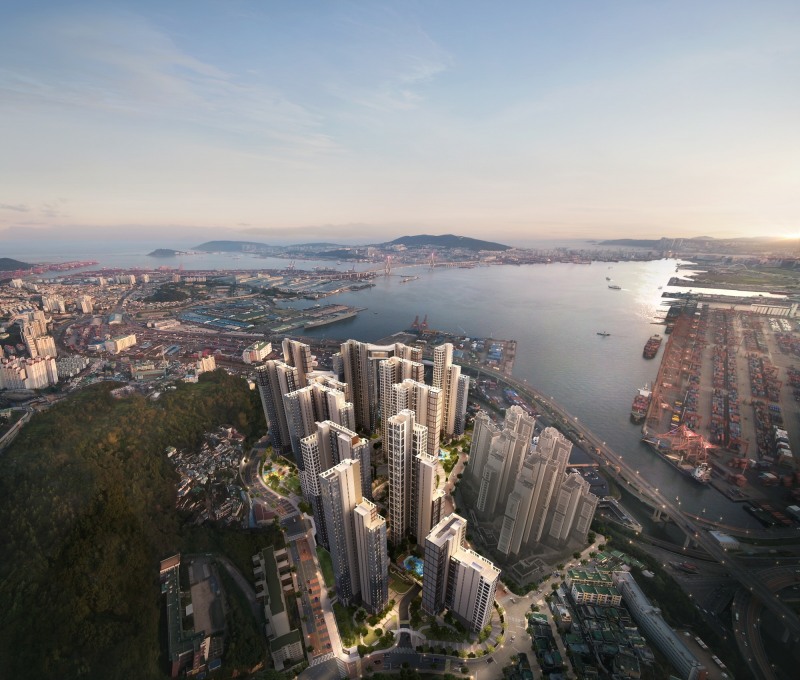 해링턴 마레 반 조감도.(사진=효성중공업)