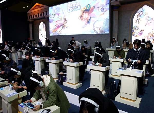 지스타2023내엔씨부스전경.사진=엔씨소프트