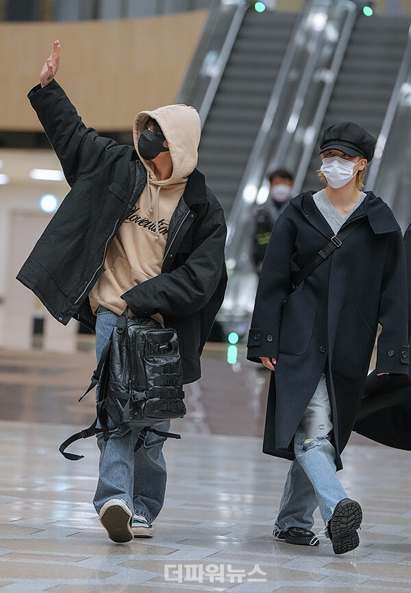 방탄소년단정국-지민,김포국제공항출국