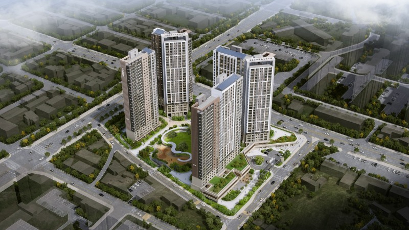 서산 센트럴 아이파크 조감도.(사진=HDC현대산업개발)