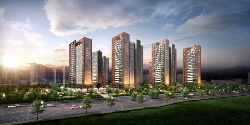 청주 가경 아이파크 6단지 투시도.(사진=HDC현대산업개발)