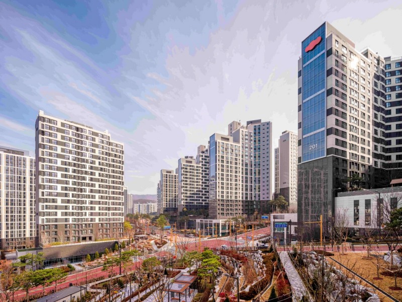 e편한세상 금빛 그랑메종 단지.(사진=DL이앤씨)