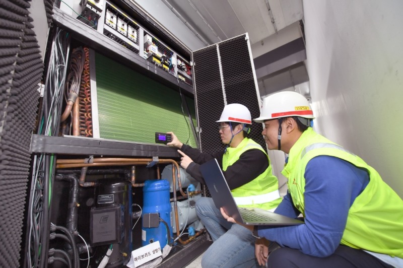 SK브로드밴드, 인버터압축기 활용한 하이브리드 냉방기 개발 상용화