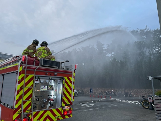 훈련모습.(사진제공=울산소방본부)