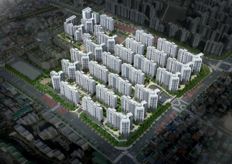 매교역 팰루시드 조감도.(사진=삼성물산 건설부문)