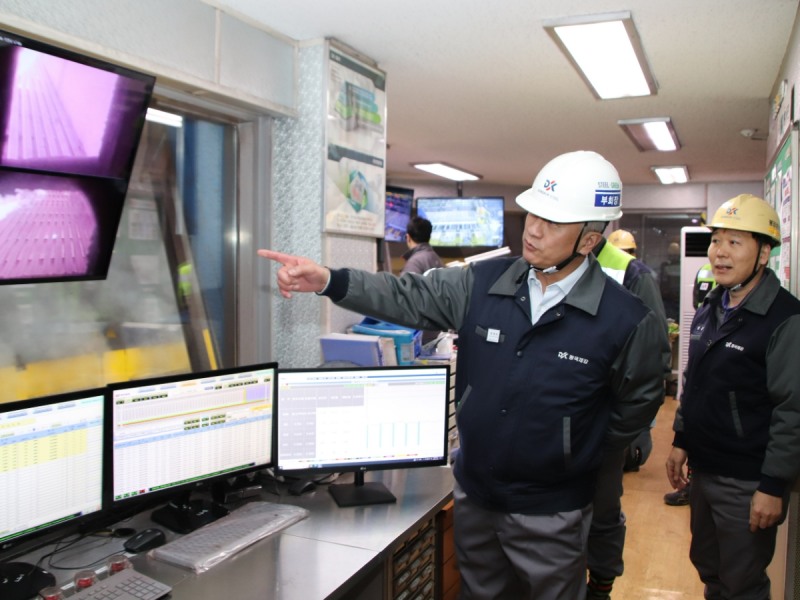 장세욱 부회장 시무식 인천공장 현장.(사진=동국제강그룹)