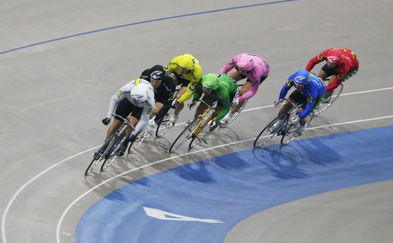 광명스피돔에서 출전 선수들이 경주를 펼치고 있다. (사진=국민체육진흥공단)