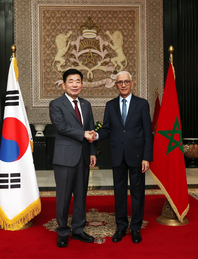 김진표 의장, 딸비 알라미 모로코 하원의장 면담