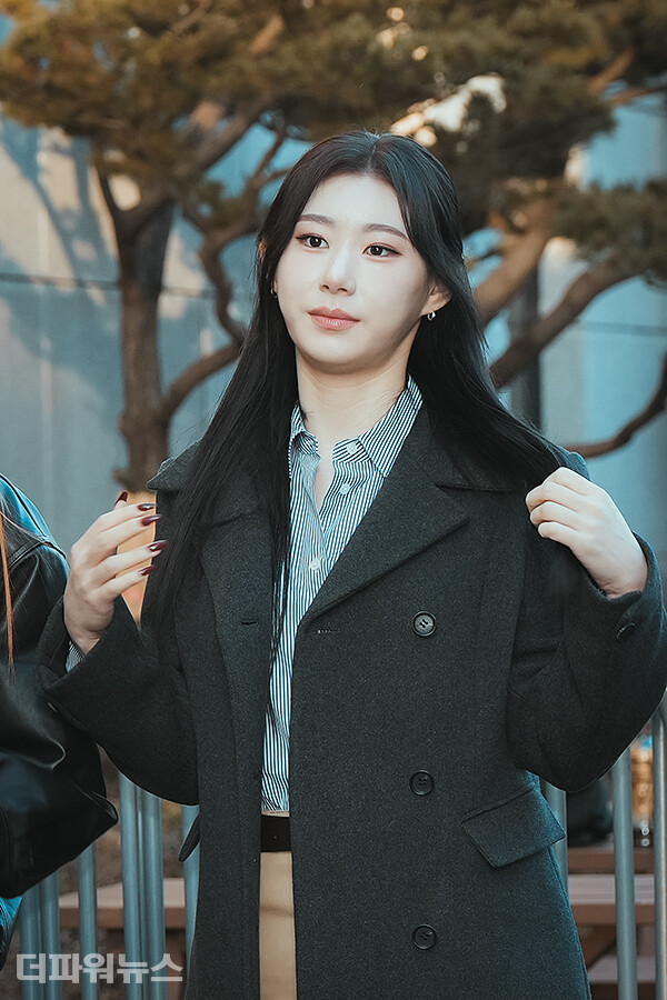 있지채령,KBS뮤직뱅크출근길