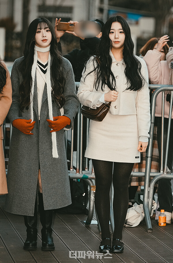 트리플에스니엔-김채연,KBS뮤직뱅크출근길