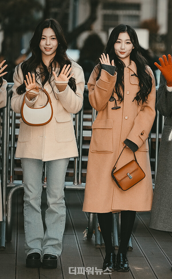 트리플에스서다현-카에데,KBS뮤직뱅크출근길