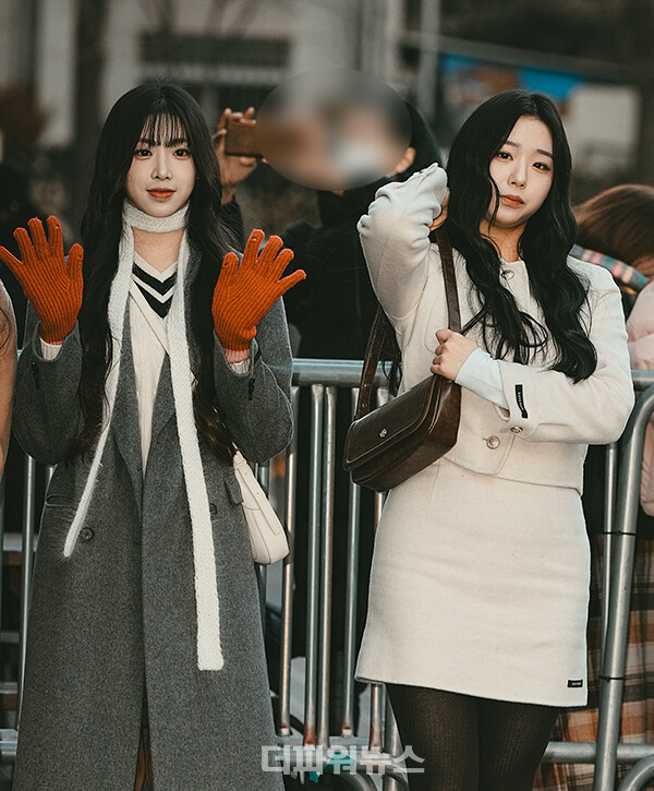 트리플에스니엔-김채연,KBS뮤직뱅크출근길