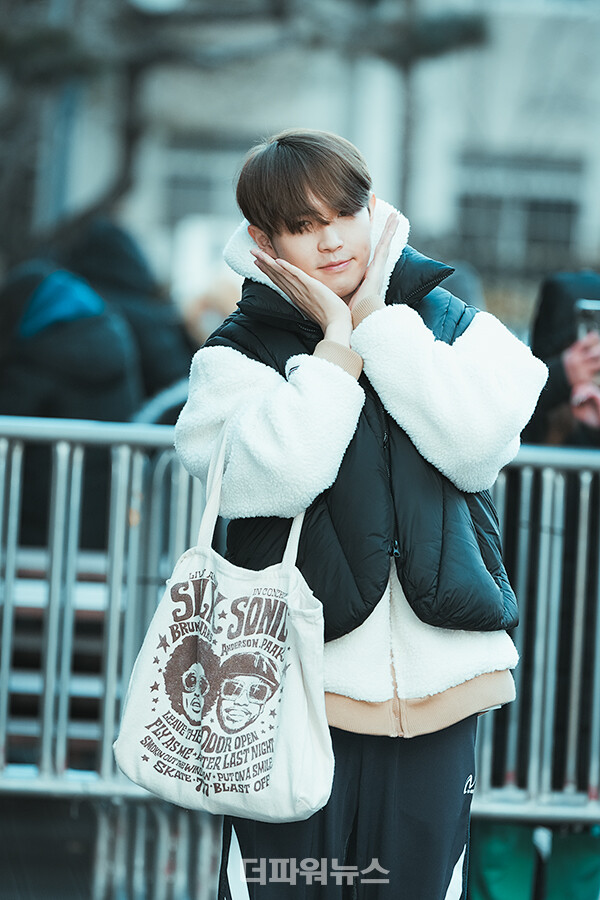 김재환,KBS뮤직뱅크출근길