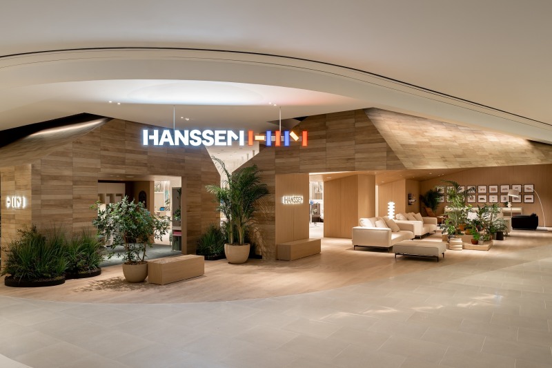 신규 BI가 적용된 한샘 스타필드 수원점 모습.(사진=한샘)