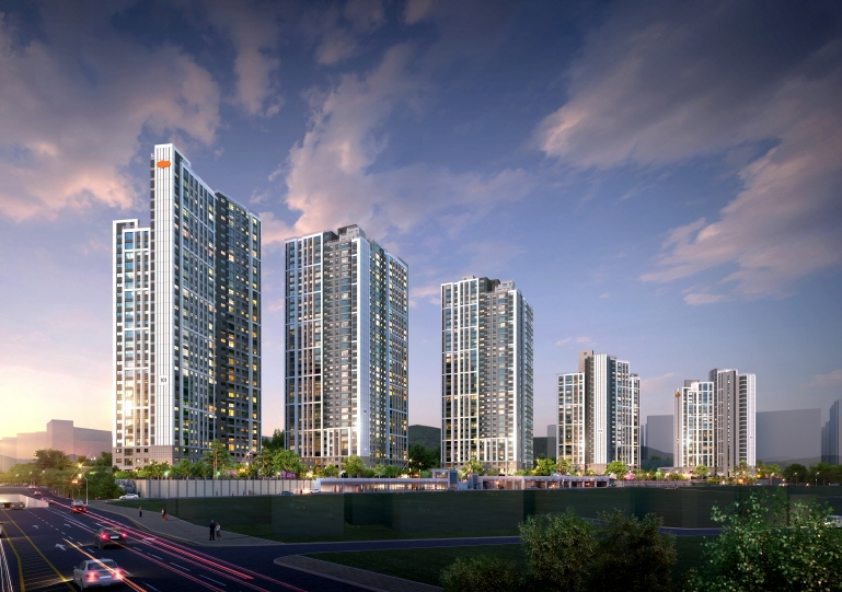 e편한세상 신곡 시그니처뷰 투시도