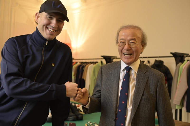 윤윤수 휠라 회장, 방한한 레브 탄주(Lev Tanju)와 회동