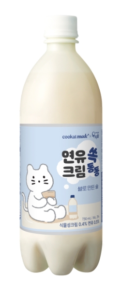 쿠캣 ‘쿠캣 연유 쏙 크림 동동 막걸리’ 출시