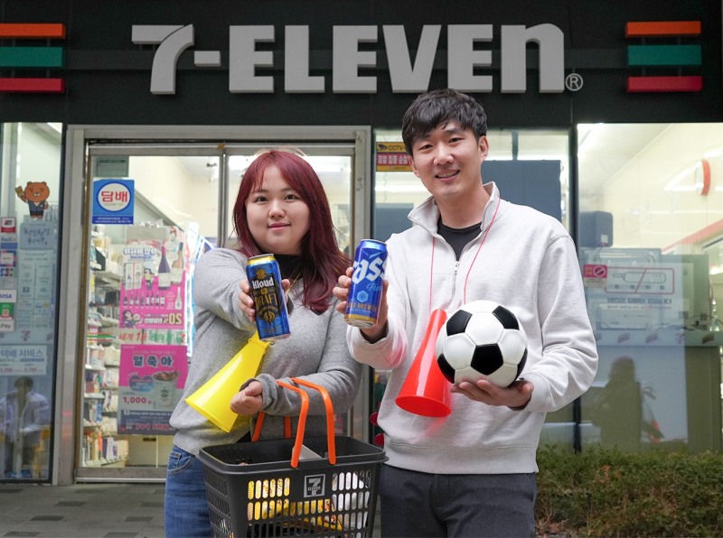 세븐일레븐, 아시아 축구대회 기념 맥주& 치킨 할인 프로모션