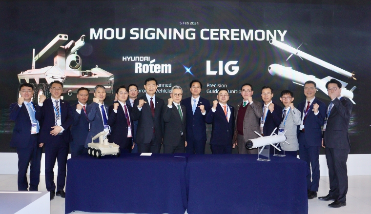 현대로템-LIG, 중동 방산수출 협력 업무협약 체결