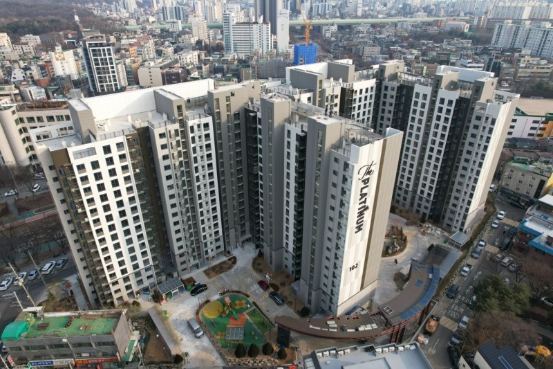 송파 더 플래티넘 모습.(사진=쌍용건설)