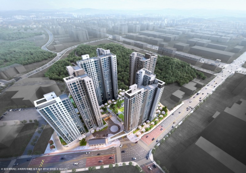 영통자이 센트럴파크 조감도.(사진=GS건설)