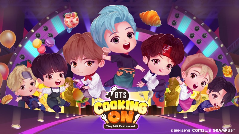 컴투스 ‘BTS 쿠킹온: 타이니탄 레스토랑’ 글로벌 사전 예약 시작