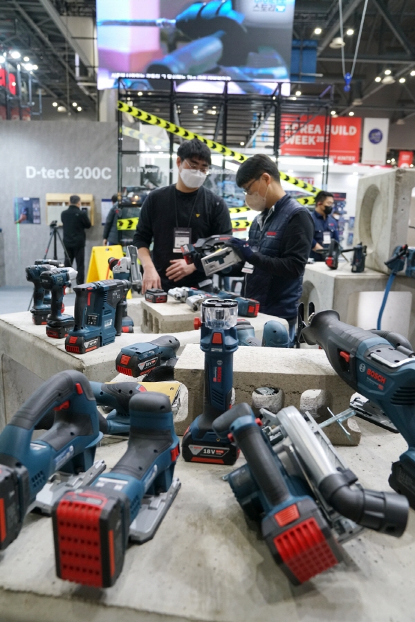 보쉬 전동공구, ‘2024 코리아빌드’ 참가 이미지. (사진=보쉬 전동공구)