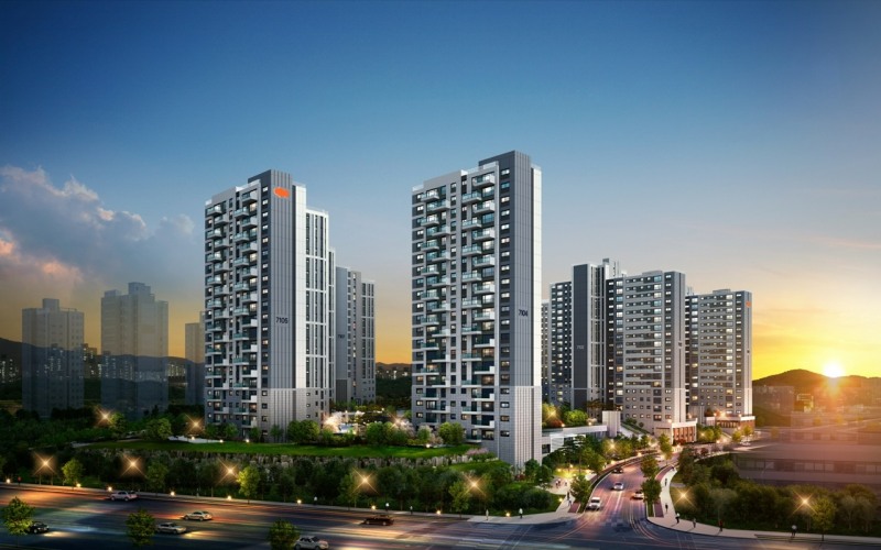 e편한세상 검단 에코비스타 투시도.(사진=DL건설)