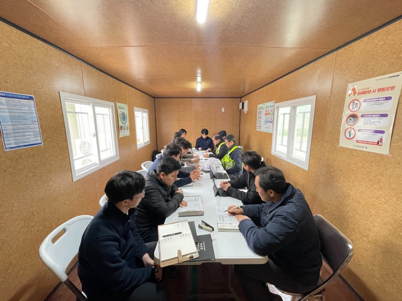 호남지역본부, 전남개발공사 건설현장 안전 컨설팅 실시 전경.(사진=국토안전관리원)