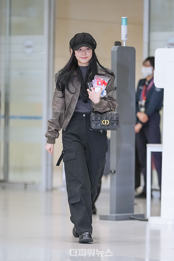 블랙핑크지수,인천국제공항입국