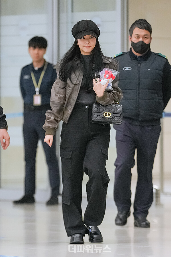 블랙핑크지수,인천국제공항입국