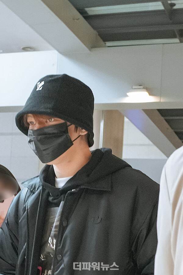 김재중,인천국제공항입국