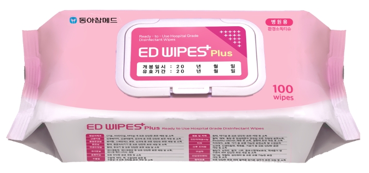 동아참메드, 감염병 예방용 살균소독 티슈 ‘이디 와입스 플러스’ 출시