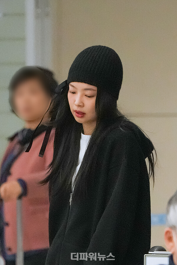 블랙핑크제니,인천국제공항입국