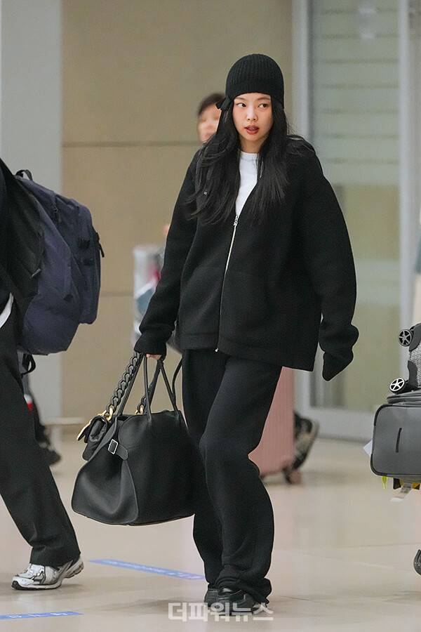 블랙핑크제니,인천국제공항입국